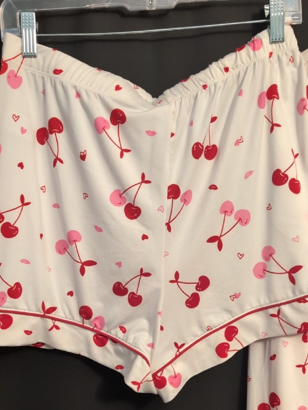 Women's Pajama Set Long sleeve Top And Shorts - Picture 8 of 8